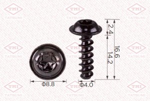 Клипса автомобильная [упаковка 10 штук] TJB1591 TJB1591 TATSUMI