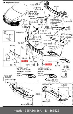 Пистон MAZDA 3 (13-) OE B45A56146A MAZDA