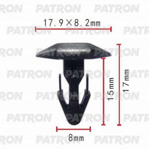 КРЕПЛЕНИЕ УПЛОТНИТЕЛЬНОЙ РЕЗИНКИ HONDA P370128 PATRON