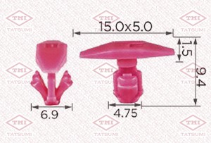 Клипса автомобильная HYUNDAI/KIA TJB1482 TJB1482 TATSUMI