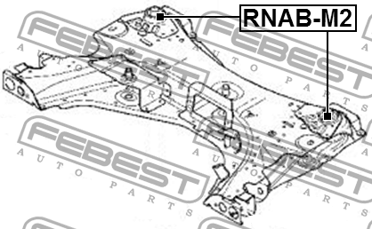 Сайлентблок RNAB-M2 RNAB-M2 FEBEST