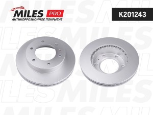 Диск тормозной (серия PRO с антикоррозионным покрытием) FORD RANGER 05-/MAZDA B- K201243 MILES