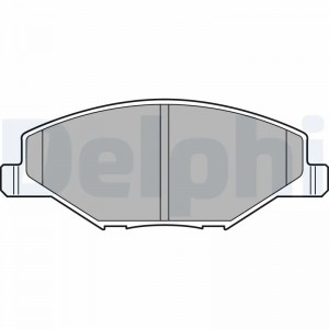 Колодки передние VW POLO SEDAN RUS LP2444 LP2444 DELPHI
