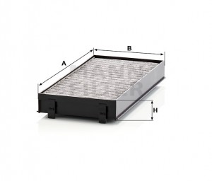 Фильтр салонный угольный CUK2941-2 CUK29412 MANN FILTER