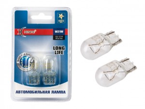 Лампа 12V W21W W3x16d 3200K блистер (2шт.) Long Life XENITE 1007115 XENITE