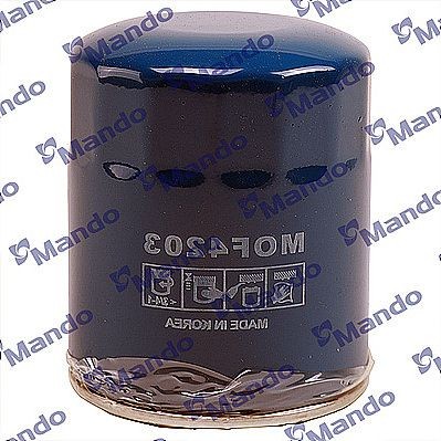 Фильтр масляный HYUNDAI Porter (D4BF),Porter 2 (D4CB),HD35 (D4BB) KIA Bongo (06- MOF4203 MANDO