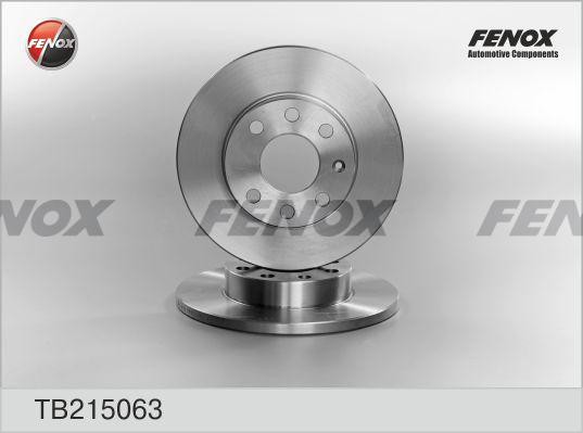 Диск тормозной передний  2шт TB215063 FENOX