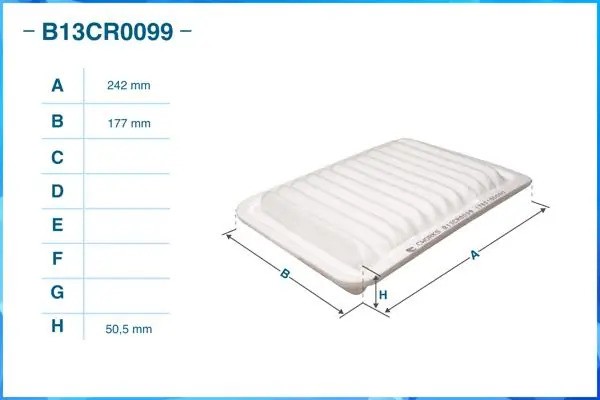 Фильтр воздушный B13CR0099 B13CR0099 CWORKS