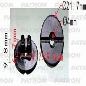 OPEL CORSA C (2000-2006) Гайка шестигранная 6мм P371240 PATRON