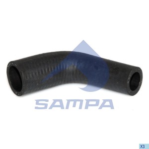 патрубок ГУР !D15xD21 L=120mm \SCANIA P/G/R 041474 SAMPA