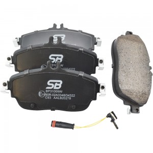 Колодки тормозные дисковые BP31009W BP31009W SB NAGAMOCHI