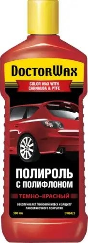 Полироль кузова с тефлоном темно-красная 300мл DOCTOR WAX DW8425 DOCTOR WAX