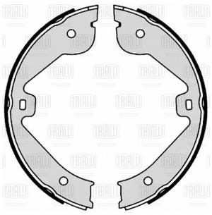 Колодки торм. барабан. зад. для ам VW Touareg (02-) ст. торм. 210x30 (GF 1868) GF 1868 TRIALLI