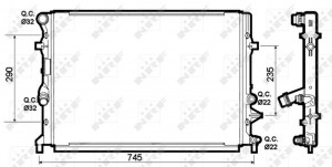 VAG OCTAVIA / GOLF VI / GOLF V PLUS / CADDY III / 53139 NRF