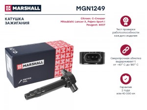 Катушка зажигания Citroen C-Crosser 07- Mitsubishi Lancer X 07-  Pajero Sport I  MGN1249 MARSHALL