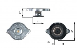 Крышка бачка расширительного MERCEDES C,E,G,S,R GATES RC217 GATES