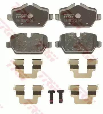 Колодки задние BMW 1 E81, F20, 3 E90, MINI (R60, R61) GDB1612 GDB1612 TRW