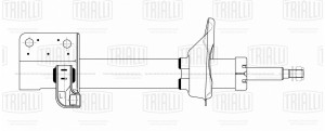 Амортизатор задн. лев. газ. для ам Subaru Forester (97-) (AG 22201) AG 22201 TRIALLI