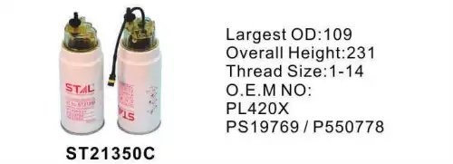 Фильтр топливный ST21350C ST21350C STAL