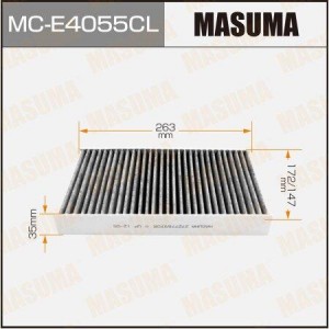 фильтр салона! угольный\ Renault Megane 1.4-2.0 08> MCE4055CL MASUMA