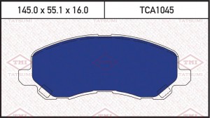 Колодки тормозные дисковые передние MITSUBISHI Airtrek/ASX/Galant/Lancer/Outland TCA1045 TATSUMI