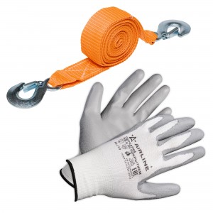 Набор автомобилиста (огнетушитель ОП-2,аптечка,знак,трос 5т,перчатки,жилет) AIRL ANA-04 AIRLINE