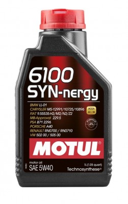 Масло моторное MOTUL 6100 SYN-NERGIE 5W40 п/синт.1л 111689 MOTUL