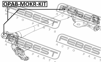 Сайлентблок OPEL Mokka (12-) балки задней FEBEST OPAB-MOKR-KIT FEBEST