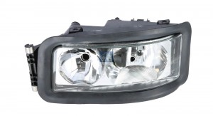 Фара головная левая TGA '00-'07 manual height control / w/o bulbs 331005 DIESEL TECHNIC