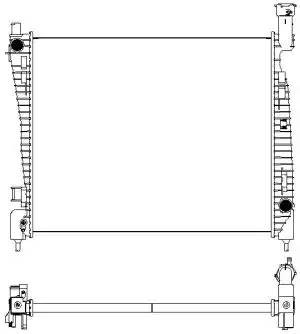 Радиатор JEEP GRAND CHEROKEE (WK2, W3) (10-) 5.7 i V8  31318508 31318508 SAKURA