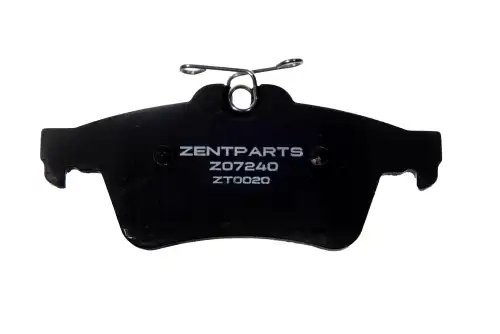 колодки дисковые задние Z07240 ZENTPARTS