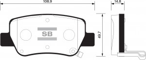 Колодки тормозные дисковые Toyota Avensis 1.6-2.0/2.0D/2.2D 09 SP1578 SP1578 SANGSIN