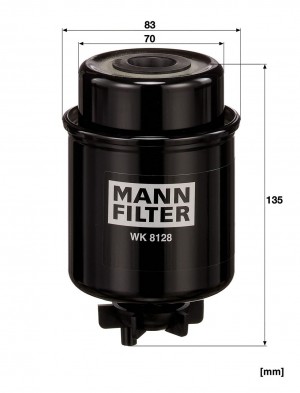 Фильтр топливный JOHN DEERE, INGERSOLL-RAND WK 8128 MANN FILTER