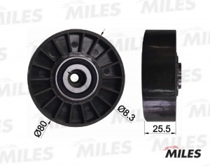 Ролик ремня приводного MERCEDES BENZ M102/OM601/VW LT (INA 531071810) AG03083 AG03083 MILES