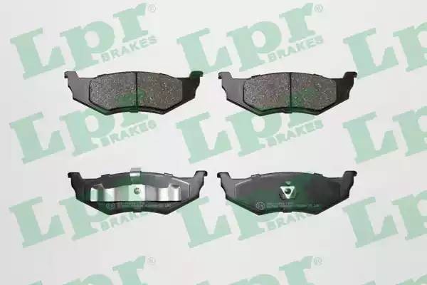 Колодки задние CHRYSLER VOYAGER III, SEBRING 01-07 05P894 05P894 LPR