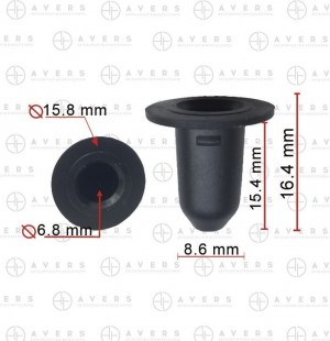 Клипса 3C0853586 AVERS