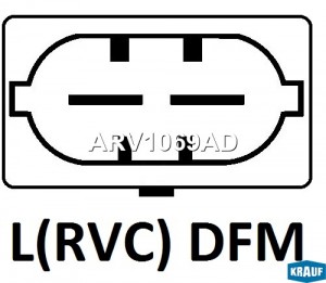 реле-регулятор!\ Opel Astra/Insignia/Meriva 1.4i FG12S031 09> ARV1069AD KRAUF