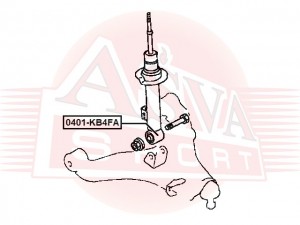 САЙЛЕНТБЛОК MITSUBISHI 0401KB4FA 0401-KB4FA ASVA