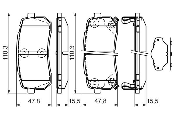 HYUNDAI GRAND STAREX (2007>) 0 986 494 327 BOSCH