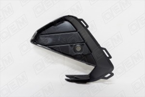 Решетка в бампер нижняя правая Volkswagen Polo sedan 6 (2020-нв) под парктроник OEM1525R OEMPARTS