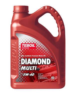 Масло моторное TEBOIL DIAMOND MULTI 5W40 синт.4л 3455081 TEBOIL
