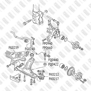 SEAT IBIZA/VW GOLF/PASSAT... D=19mm FK0212 FIXAR