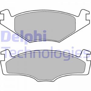 LP421 колодки дисковые п.\ VW Golf1.4-1.8/1.6-1.9TD 83-95/Passat 82-88 LP421 DELPHI
