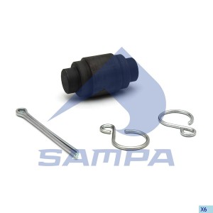 Ремкомплект BPW (83-95) ролика тормозной колодки (d=26мм 26х37х42х78) SAMPA 070.525 SAMPA