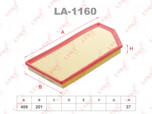 фильтр воздушный! MB W213 16> LA1160 LYNXAUTO
