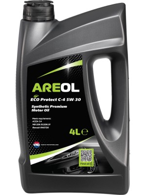 AREOL ECO Protect C-4 5W30 (4L) масло моторное! синт ACEA C4, Renault RN0720, MB 5W30AR124 AREOL
