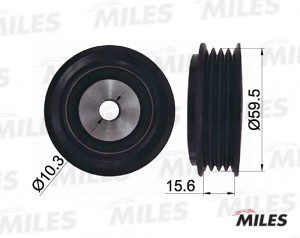 Ролик ремня приводного AUDI A4/A6/VW PASSAT 1.6-1.9D 95-05 AG03043 AG03043 MILES