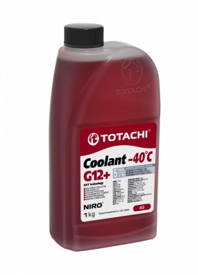 Антифриз красный -40C 1кг G12+ NIRO Coolant TOTACHI 43101 TOTACHI