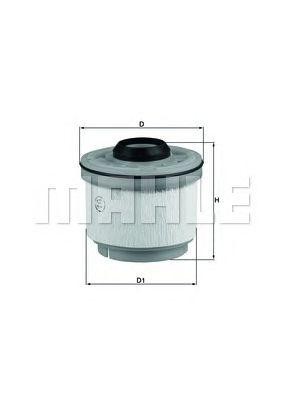 Фильтр топливный KX268D KX268D MAHLE KNECHT