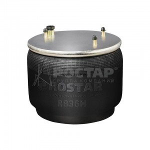 Пневморессора со стаканом (металл) 3 шп.+возд. / 1 отв.; DH=268 836 M K1 R836DFSK1 ROSTAR